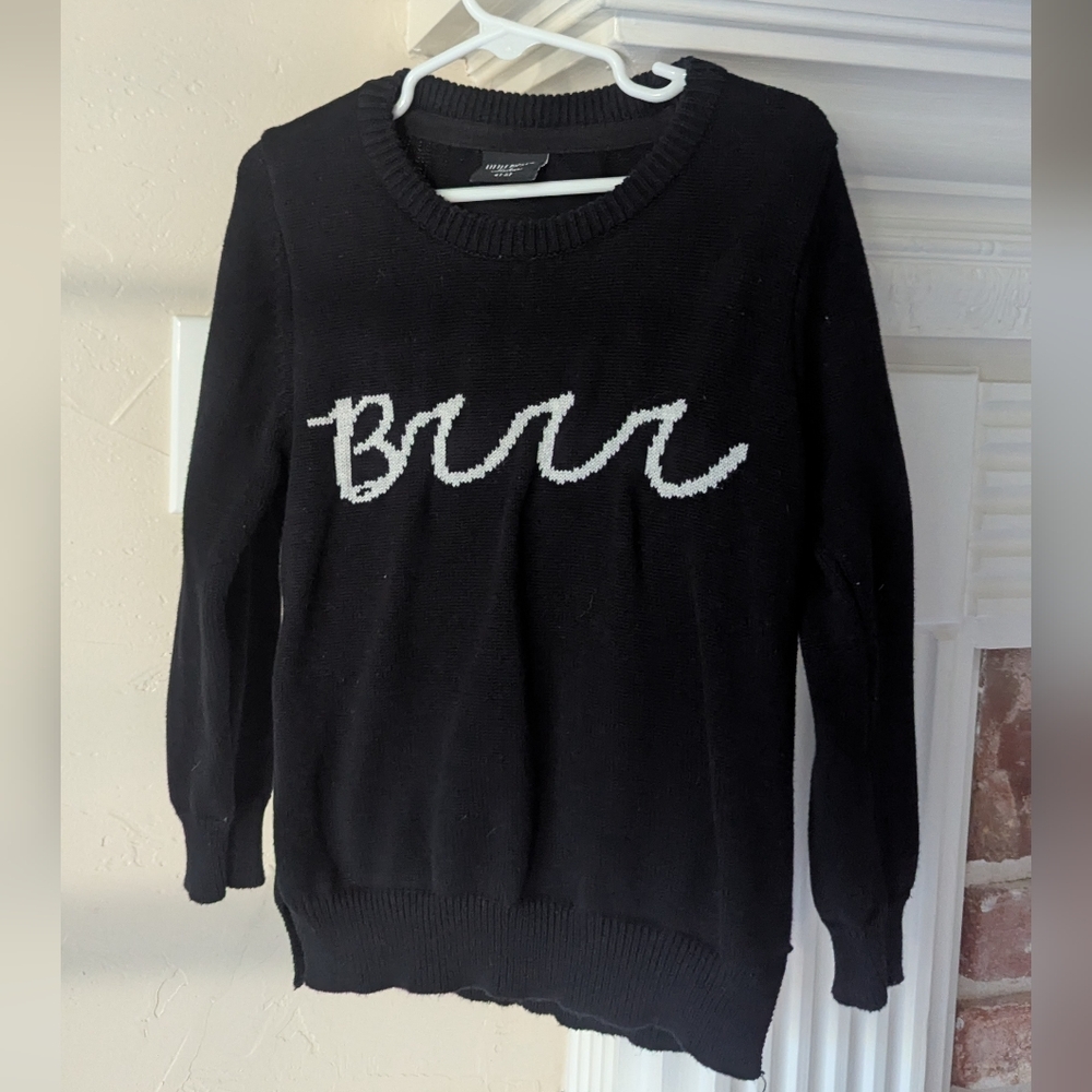 Little Bipsy | Brrr Knit Black Sweater